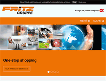 Tablet Screenshot of fritz-gruppe.de